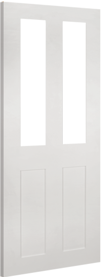 Eton White Clear Glazed Internal Door (18mm lippings)
